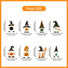 8pcs Halloween Hanging Decorations Pumpkin Bats Spider Themed Party Decor Toys