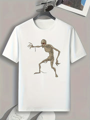 Mummy Print Men's Graphic T shirt Casual Comfy Tees For Summer