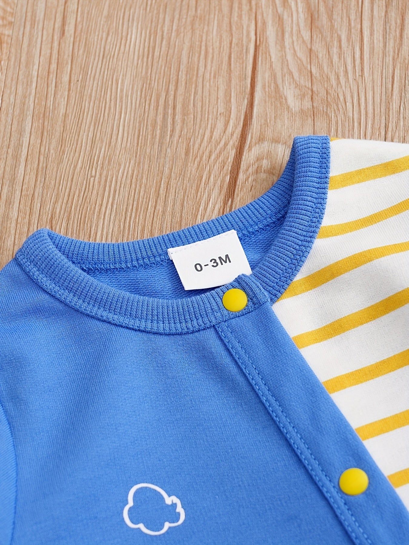 Cartoon Print Baby Romper Long Sleeve Bodysuit