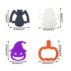 2pcs Halloween Teething Toys My First Halloween Teether For Baby Toddlers