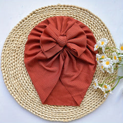 Baby Spring Summer Thin Headband Soft Bow Hat - Infants Newborns