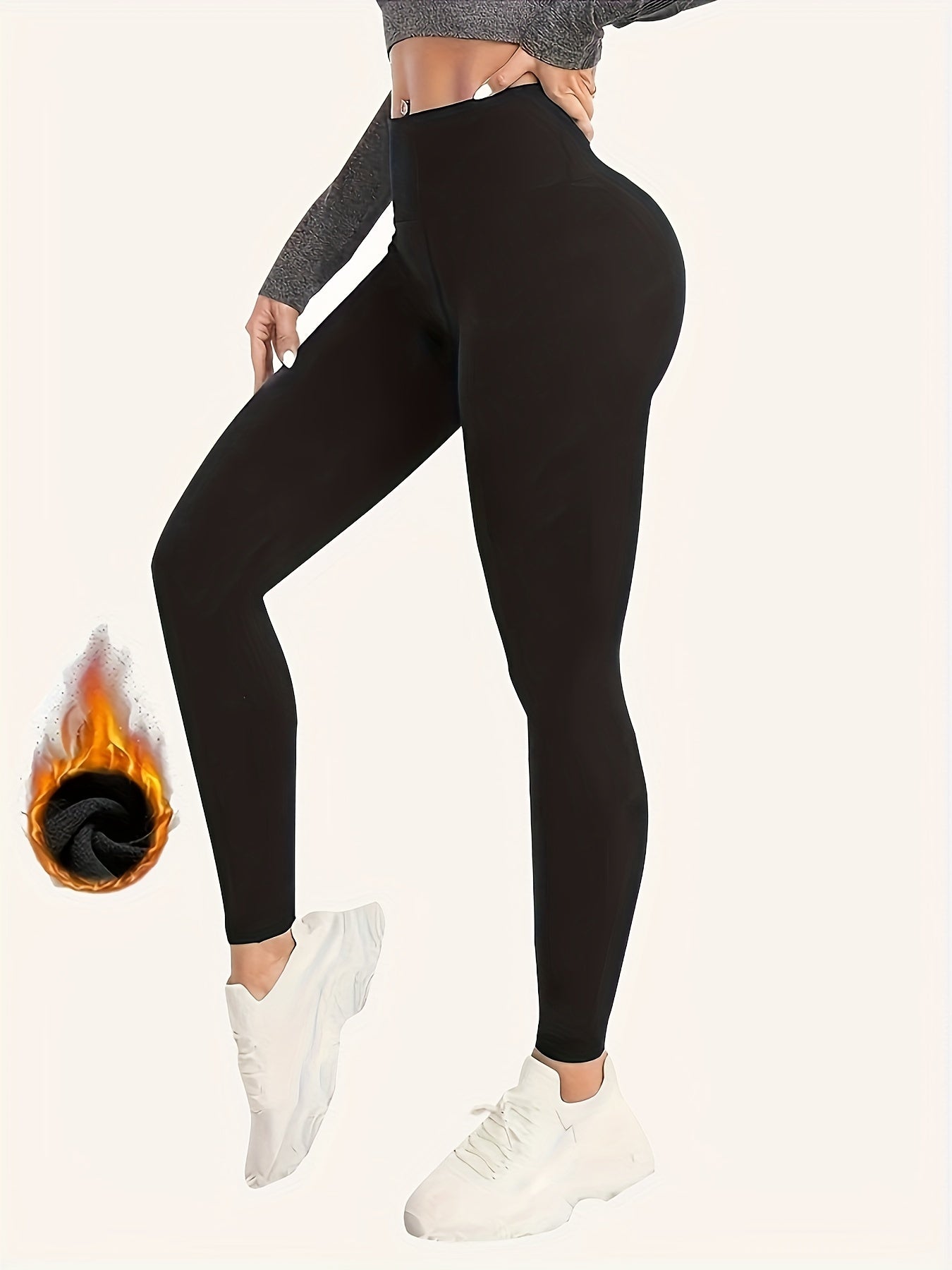 Warm Seamless Leggings High Waist Workout Tight Pants Women's Activewear