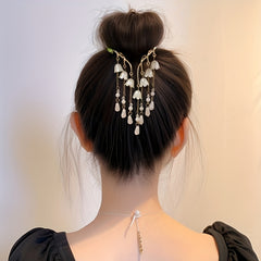 Girls Lily Tassel Hair Clip Headband Hairpin