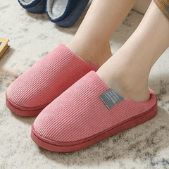 Men's Casual Warm House Slippers, Assorted Colors