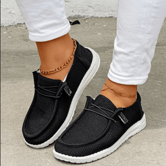 Women's Slip-On Casual Sneakers Breathable Low Top Comfortable Walking Shoes