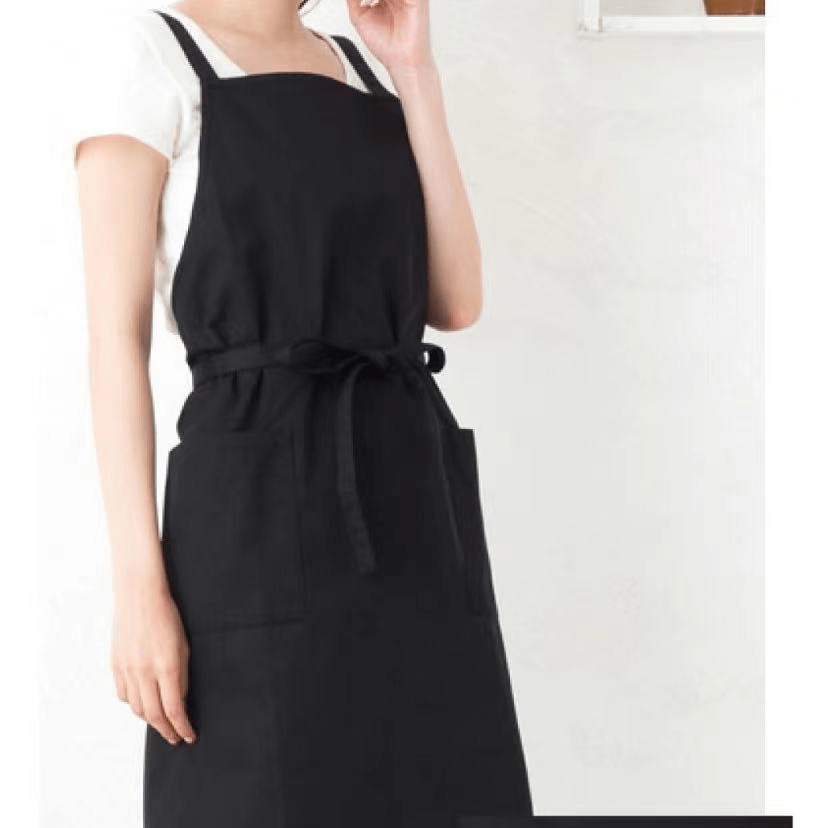 Waterproof Bib Apron with Adjustable Neck Strap and Pockets