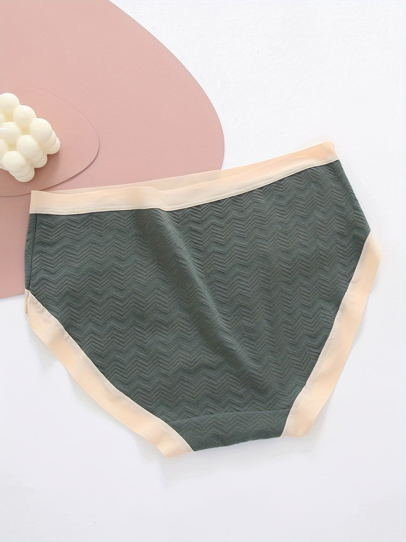 5 Pack Plus Size Panties Set Women's Plus Soft Breathable Panties