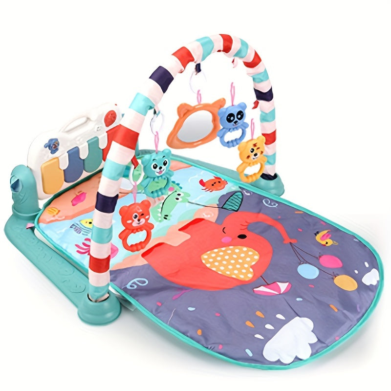 Baby Gym Activity Center With Colorful Baby Toys Keyboard Musical Baby Play Gym