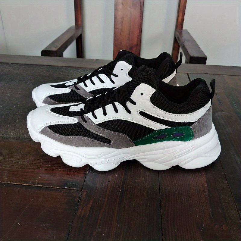 Women's Chunky Dad Shoes Soft Sole Lace-Up Outdoor Sneakers