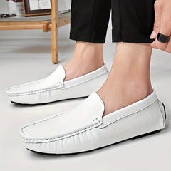 Men's Lightweight Comfortable Loafers Shoes Outdoor Low Round Toe Shoes