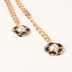 Women's Pearl Pendant Waist Chain Dress Decorative Belt