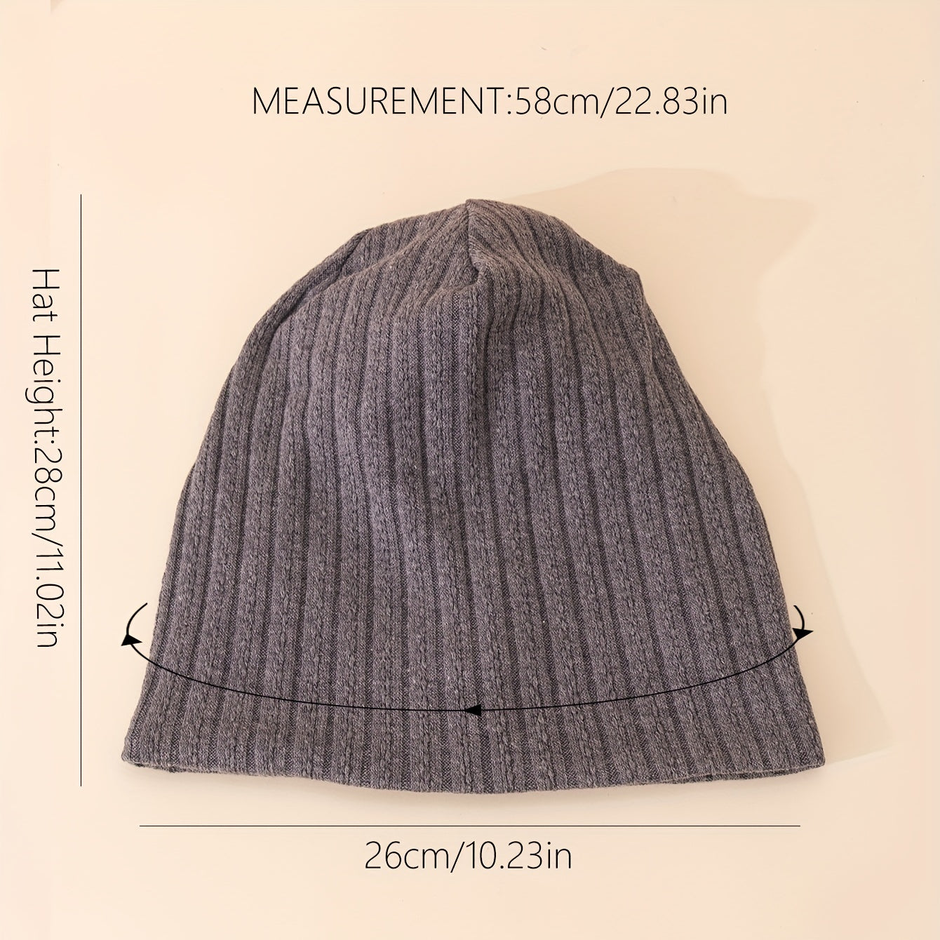 Thin Water Ripple Street Style Pullover Hat