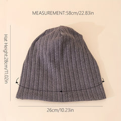 Thin Water Ripple Street Style Pullover Hat