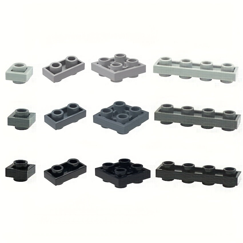 50pcs MOC Double Sided Dot Wooden Bricks Building Blocks DIY Toy Set