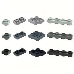 50pcs MOC Double Sided Dot Wooden Bricks Building Blocks DIY Toy Set