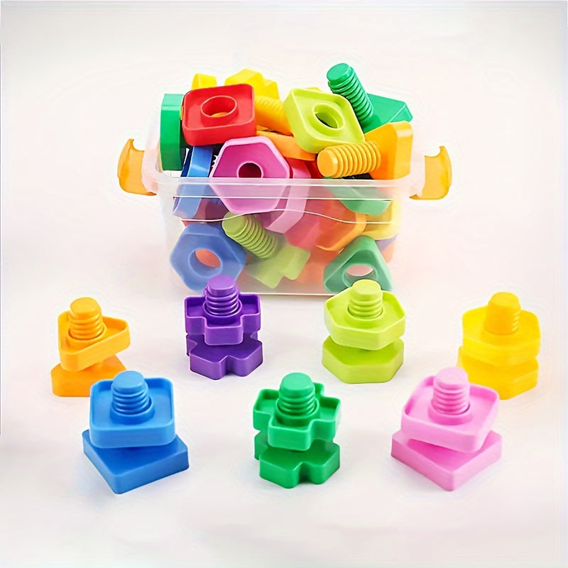 Baby Screw Toy Nut Assembly Educational Building Blocks