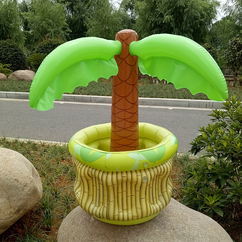 Inflatable Palm Tree Ice Bucket for Summer Parties