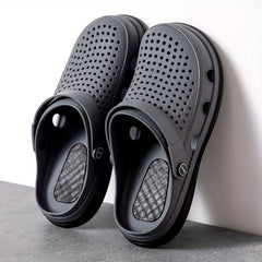 Men's Lightweight Comfy Clogs Hollow Out Non slip Sandals Summer