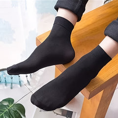 Men's Casual Quarter Socks Breathable Business Socks