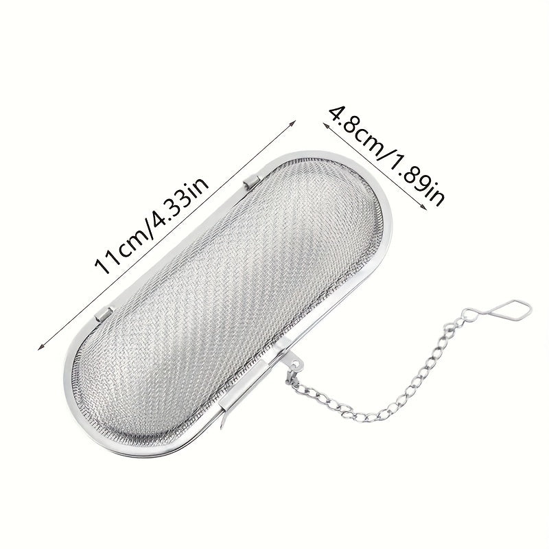Stainless Steel Spice Infuser Fine Mesh Tea Herbal Strainer