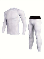 Men's Compression T shirt & High Stretch Leggings for Running