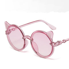 Kids Cat Ear Frame Decorative Sunglasses