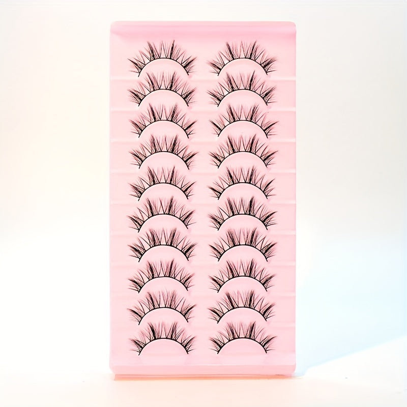 Natural Look False Eyelashes Fox Eyes Makeup Short Eyelashes