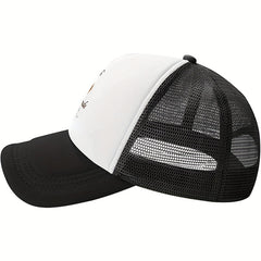 Adult Funny Trucker Hat Adjustable Washable Baseball Cap Fishing Cap