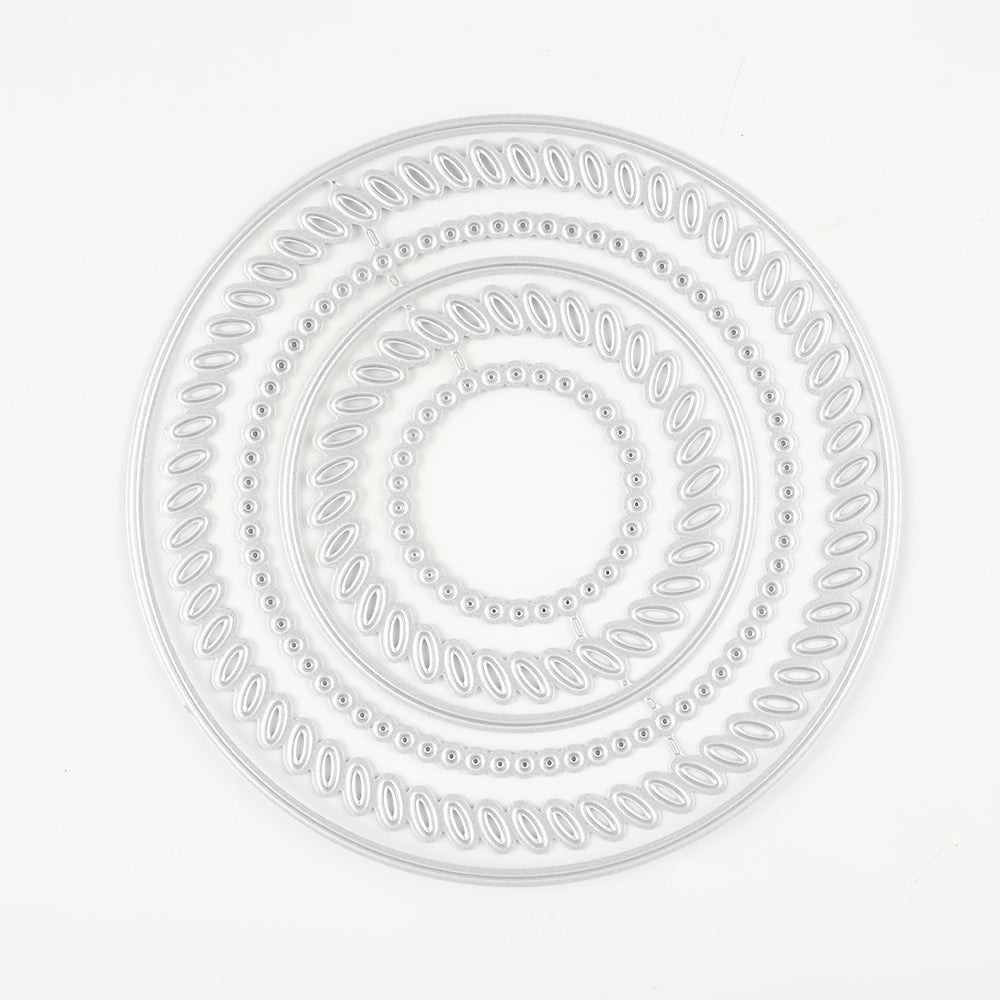 Metal Cutting Dies Round Frame Stencils DIY Scrapbooking Stamp Album Decorative