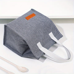 Insulated Lunch Bag Portable Thermal Tote Aluminum Lining Bento Box Carrier
