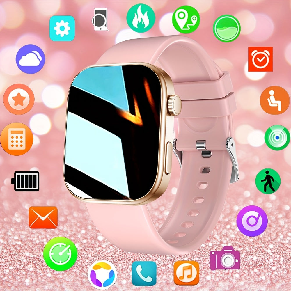 Sports Smartwatch 1.85" HD Display Sync with Mobile