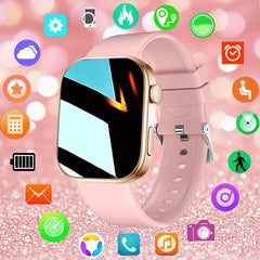 Sports Smartwatch 1.85" HD Display Sync with Mobile