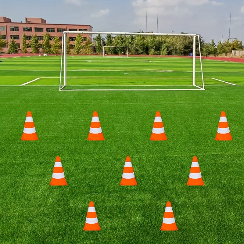 8pcs Sports Cones Agility Training Marker Cones For Kids Gym Soccer Basketball