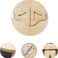 Portable Foldable Wooden Sofa Armrest Tray