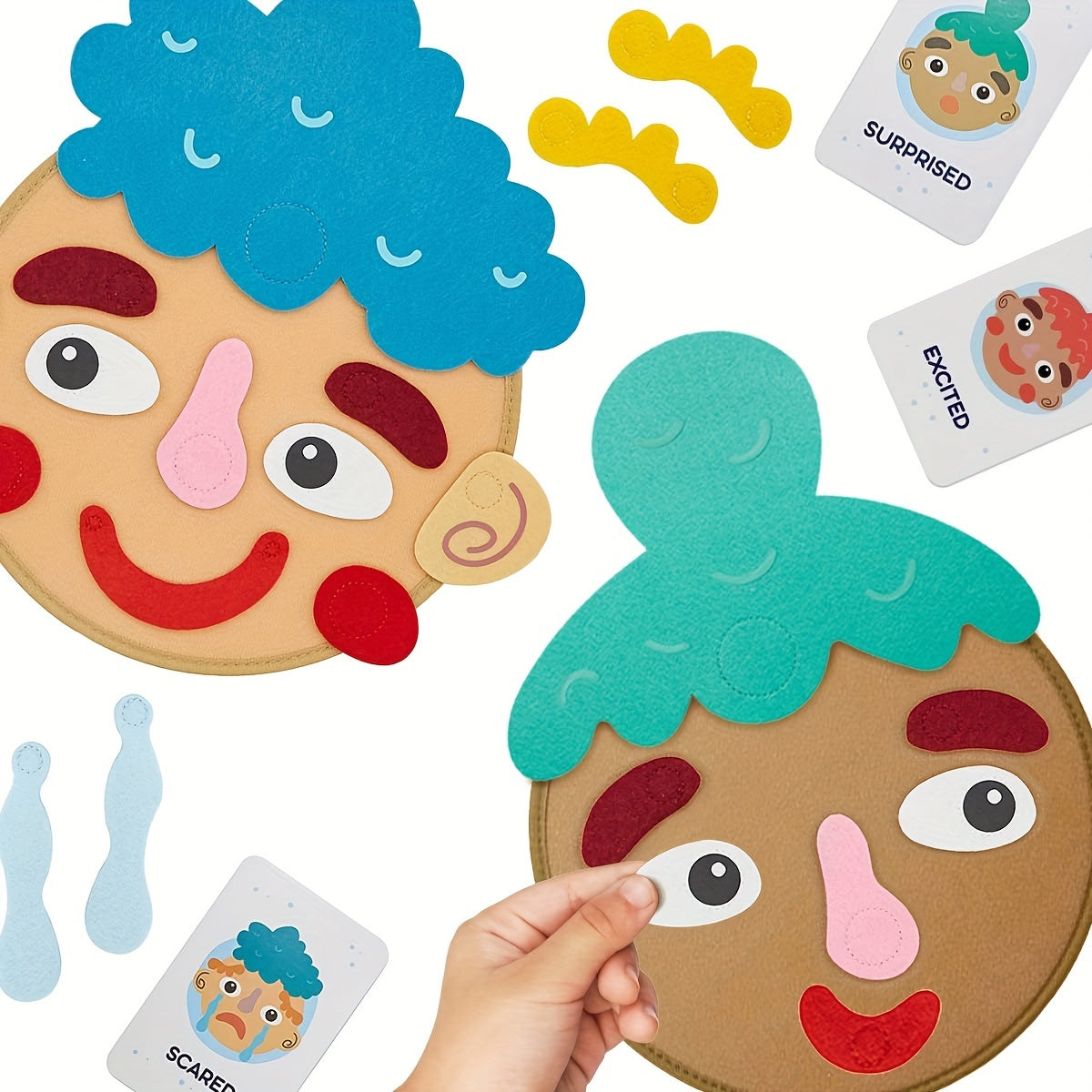 Children's Emotion Recognition Game with 9 Cards
