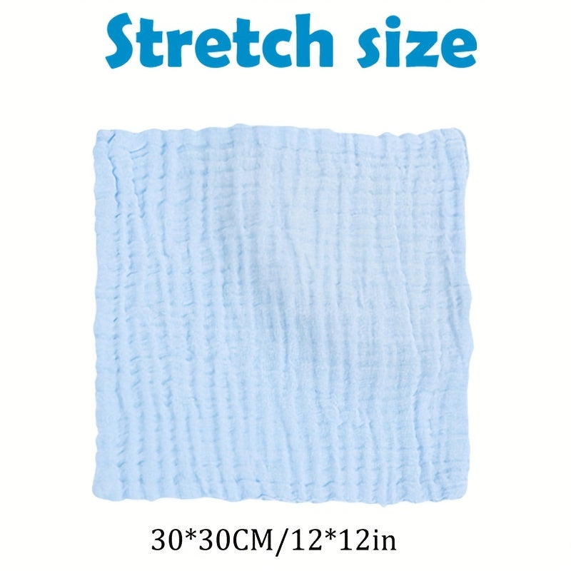 Soft & Absorbent Muslin Cotton Baby Washcloths - Pack of 5
