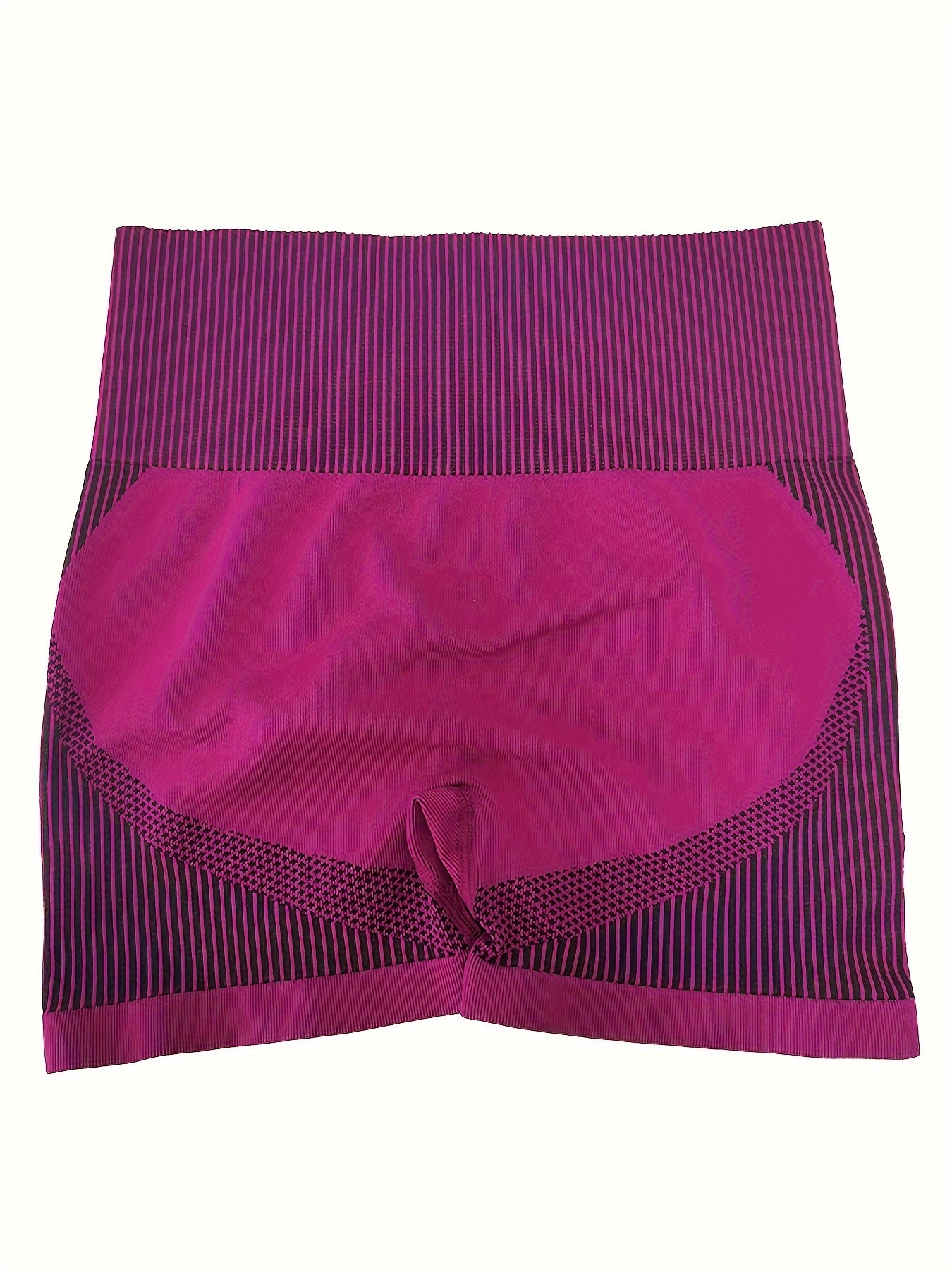 High Waist Workout Sports Short Contrast Butt Lifting Seamless