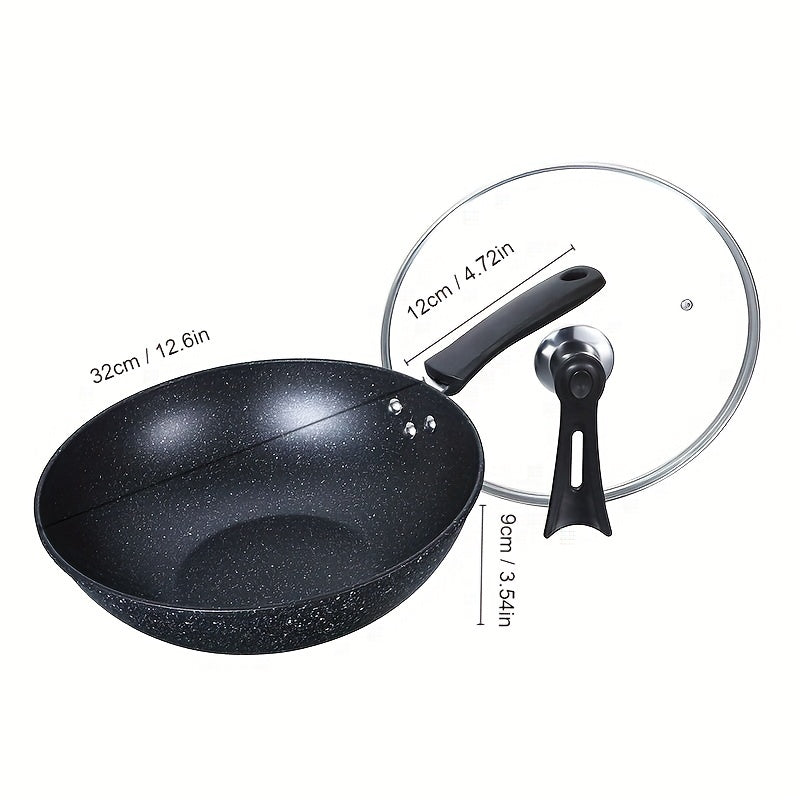 Non Stick Woks & Stir Fry Pans Chef's Pans For Gas Stove And Induction Cooker