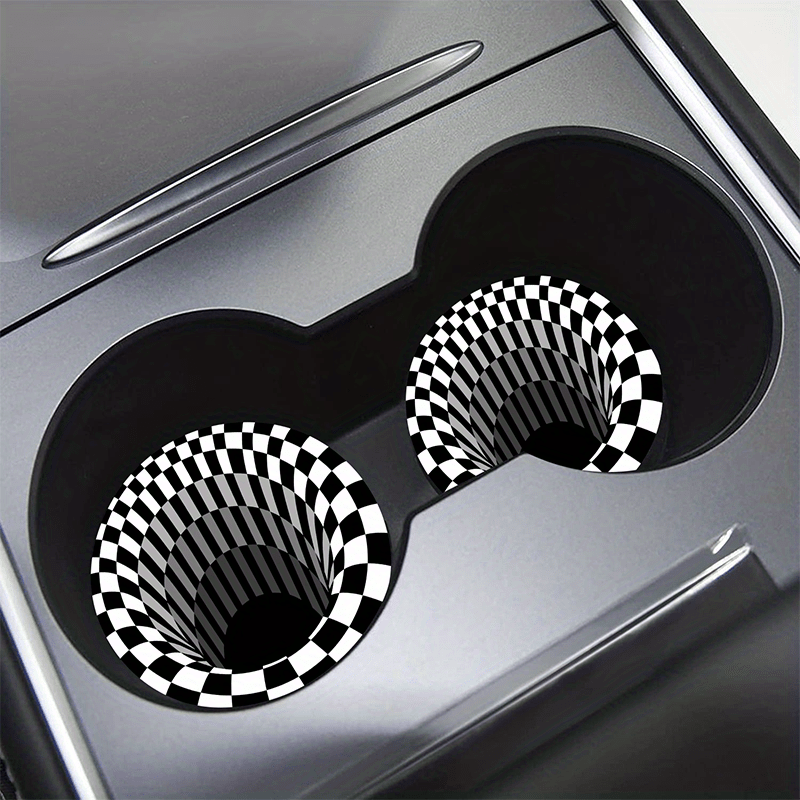 Waterproof Car Interior Coaster Anti-slip Decorative Set
