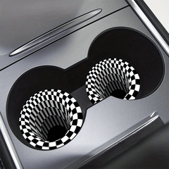 Waterproof Car Interior Coaster Anti-slip Decorative Set