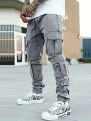 Men's Relaxed Cargo Pants With Pockets