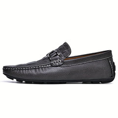 Men's Slip On Bit Loafer Shoes Comfortable Casual Anti-Skid Walking Shoes