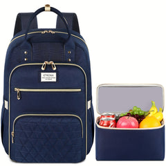 ETRONIK Women's Lunch Backpack 39 Laptop Backpack with Insulated Cooler