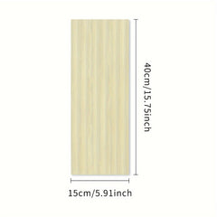 Wood Pattern Adhesive Floor Tiles 5pcs 0.7mm Waterproof PVC Flooring