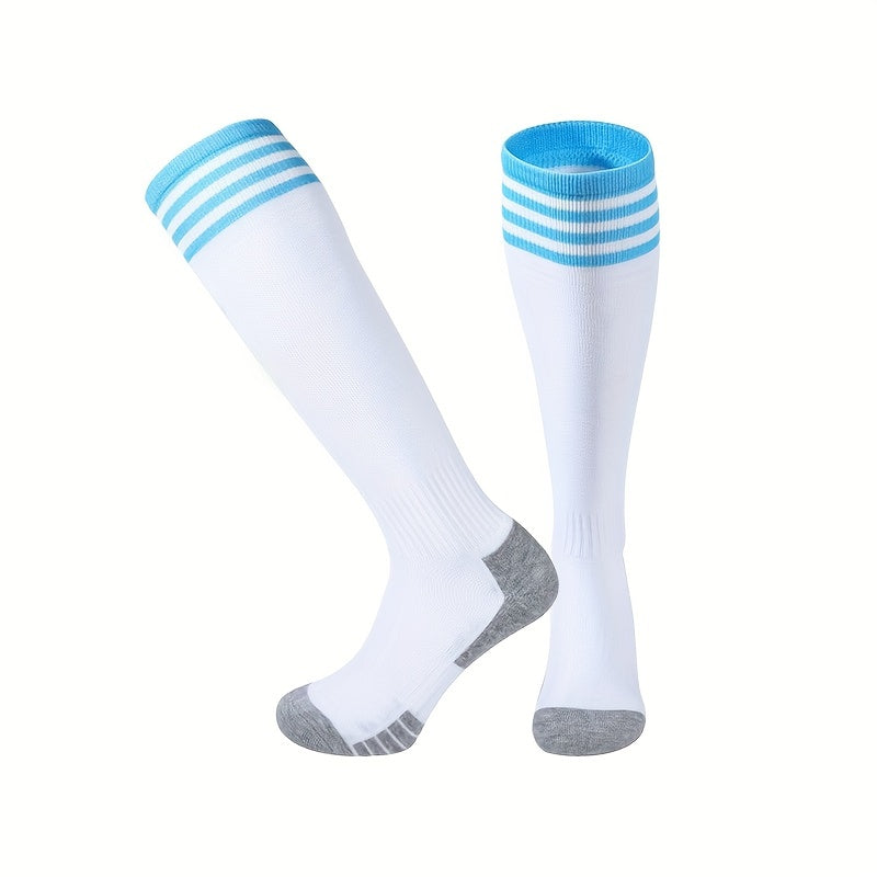 Breathable Stripe Football Socks for Sports