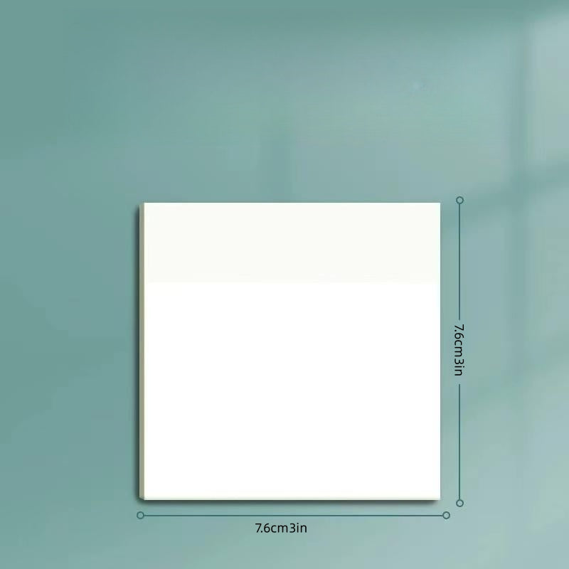 50pcs Transparent Sticky Note Stickers for Students, Stickable Bookmark Stickers