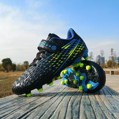 Boys' Spiked Non Slip Soccer Cleats - Professional Outdoor Football Shoes