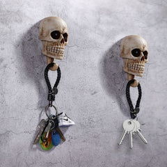 Skull Wall Hooks Decorative Key Holder Hat Rack Organizer Bathroom Hanger