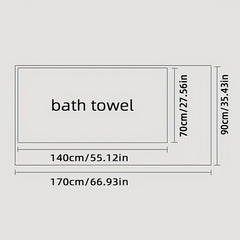 Large Absorbent Quick Drying Bath Sheet Towel for Men and Women