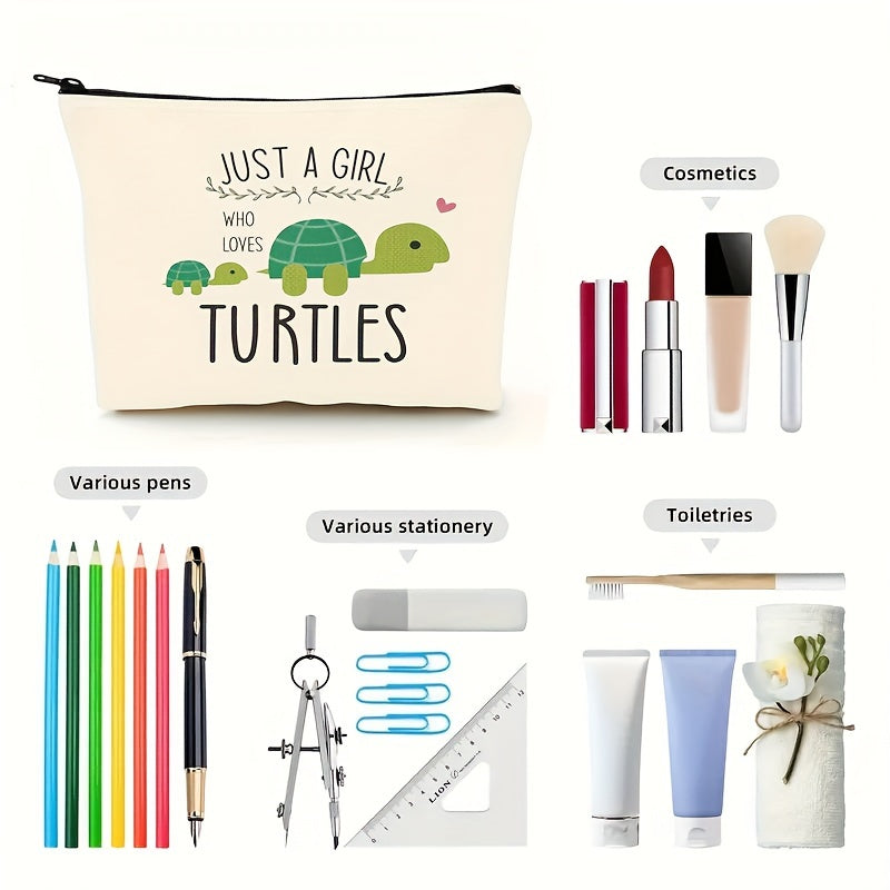 Sea Turtle Makeup Bag Funny Gift For Animal Lover